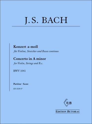 Cover - Bach, Konzert a-moll